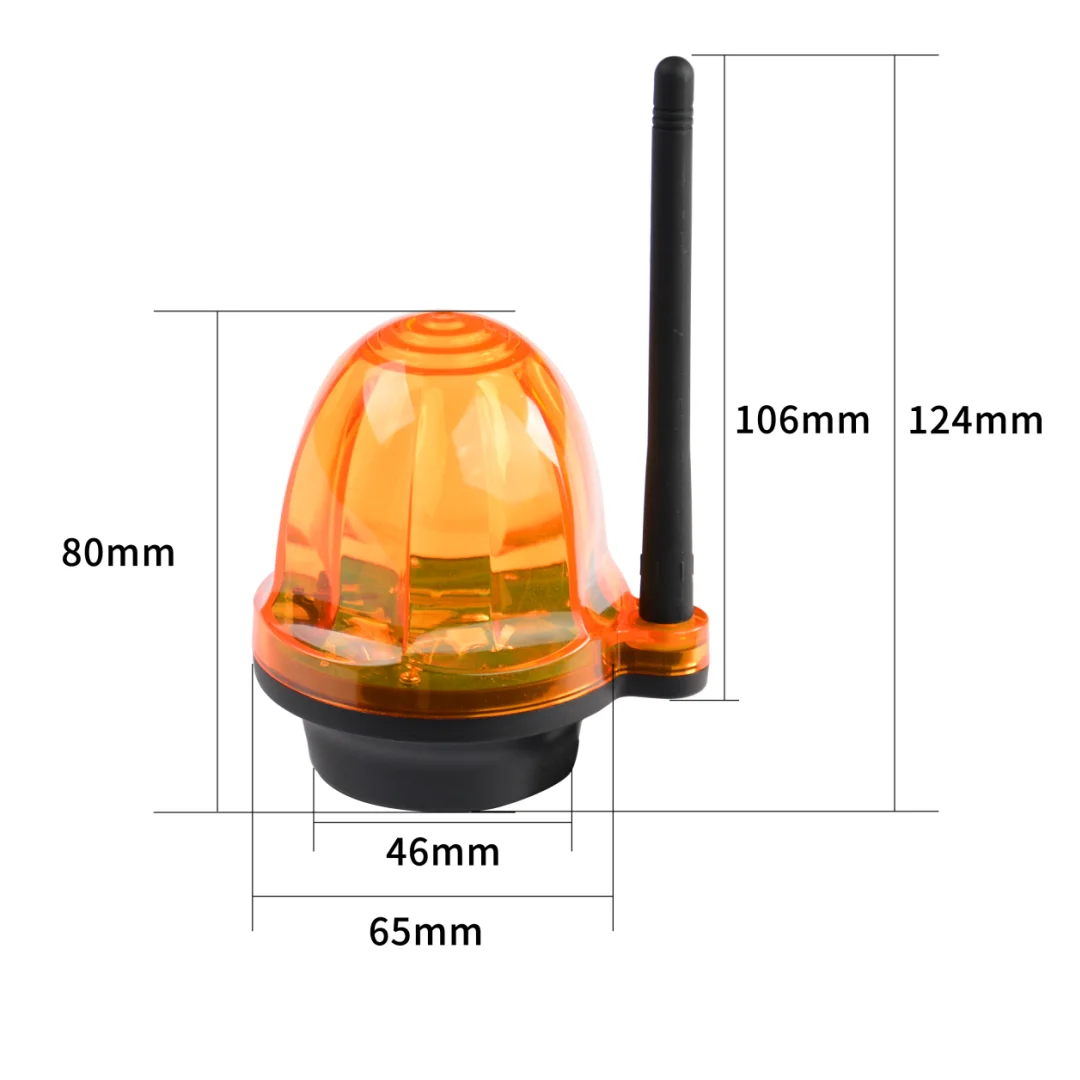 Mini LED intermitente de CA/DC12-220V, modo de iluminación, silencioso, amplio voltaje, aplicación multiescena, luz de advertencia