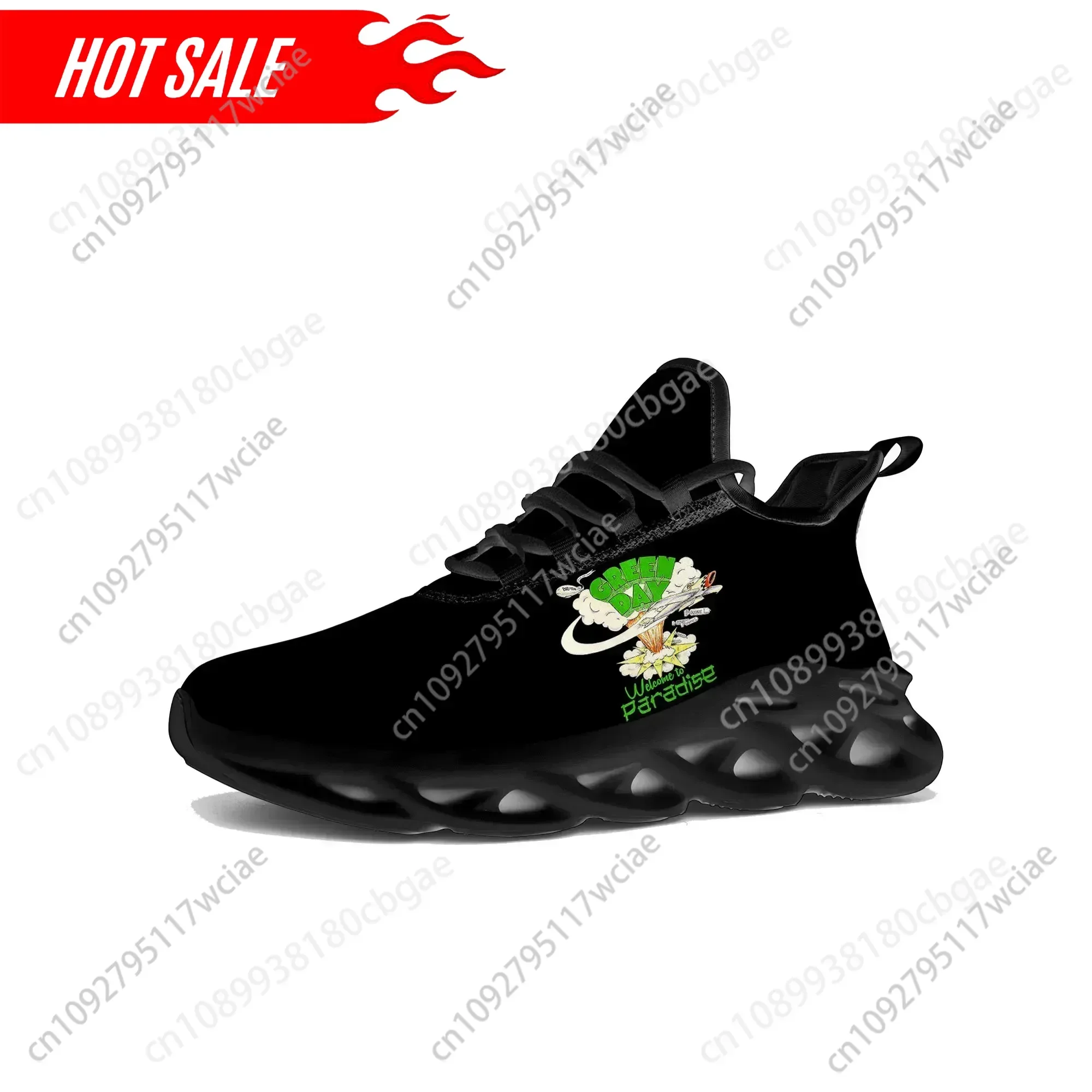 

Green Day Flats Sneakers Mens Womens Sports Running Rock Band Shoes Good Quality Sneaker Lace Up Mesh Footwear Custom Made Shoe