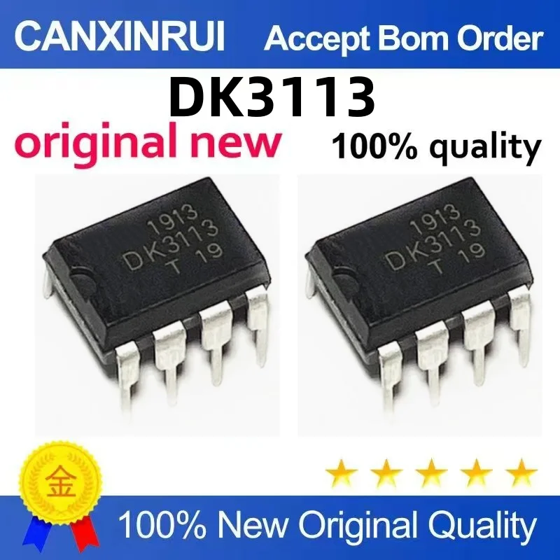 (10-300piezas)New original DK3113 power chip IC directly plugged into DIP-8 in stock One start shot and shoot immediately