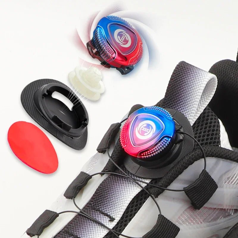 New Metal Wire Swivel Automatic Buckle Shoelaces for Sneaker No Tie Shoe Laces Quick Lock Shoestrings Women Men 1Pair