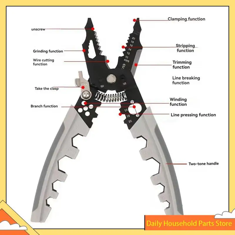 متعددة الوظائف سلك متجرد 28 في 1 سلك متجرد الأسلاك الفاصل لقط ، الشد ، تجريد وقطع الكابلات حار!