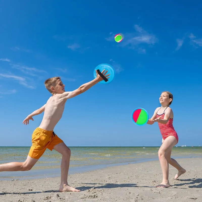 Toss and Catch Ball Game Buitenspeelgoed voor kinderen Kleverige doelbal voor kinderen Tuinspellen Strandspeelgoed voor jongens en meisjes van 3-12 jaar
