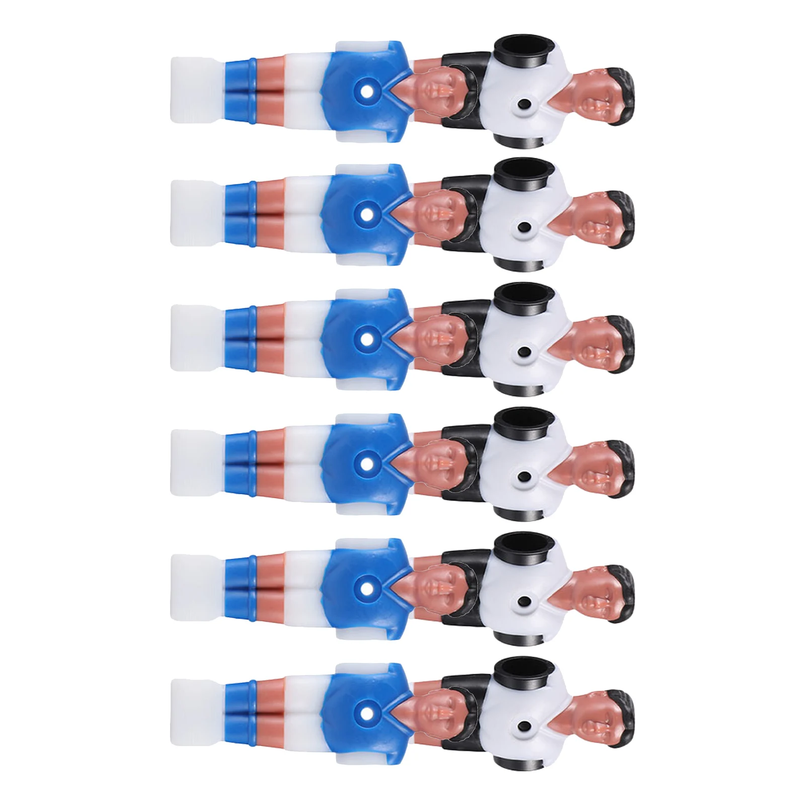 

12pcs Soccer Player Foosball Table Accessories Premium Football Athlete Models Replacement Parts Table Football Simulation