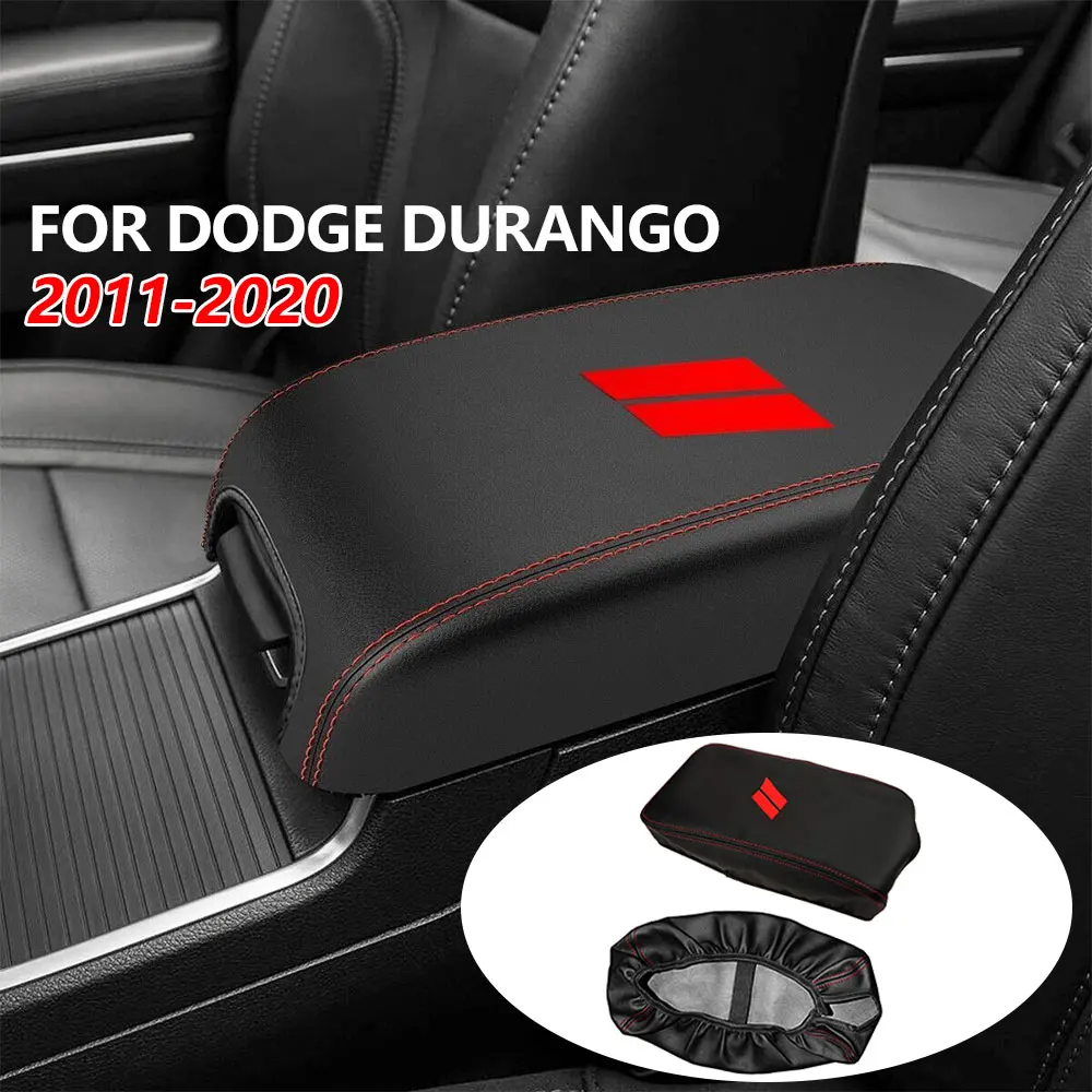 

Чехол для центрального подлокотника Dodge Durango 2011-2020, кожаный декоративный подлокотник с защитой от царапин