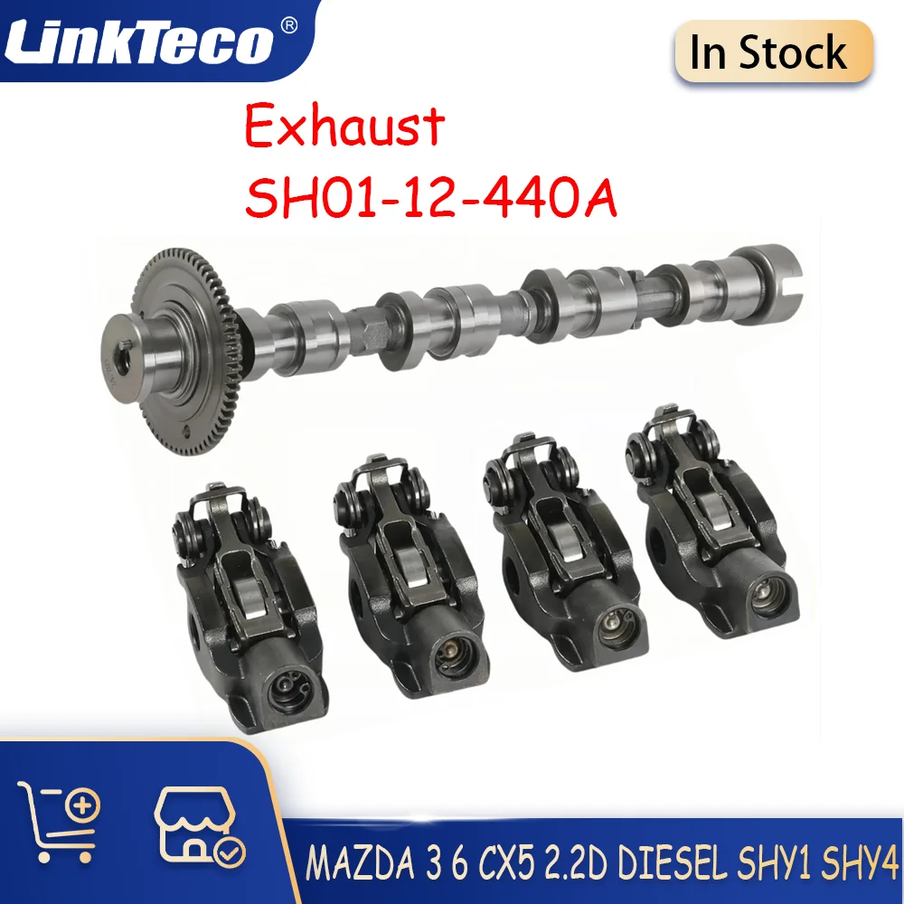 

Exhaust Camshaft Rocker Arms Fit 2.2 Diesel SHY1 SHY4 SHY6 SHY8 For 12-20 Mazda 3 6 Saloon Estate CX5 SH0112440 SH0112150 2.2D