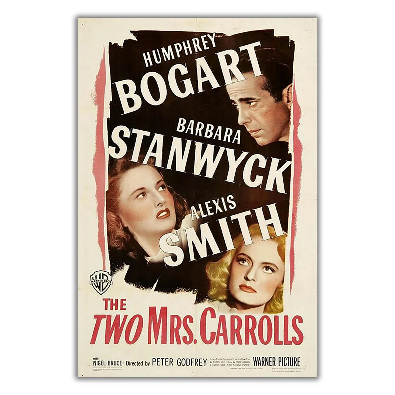 WM3313 The Two Mrs. Carrolls (4) Classic Movie HD Silk Fabric Poster Art Decor Indoor Painting Gift