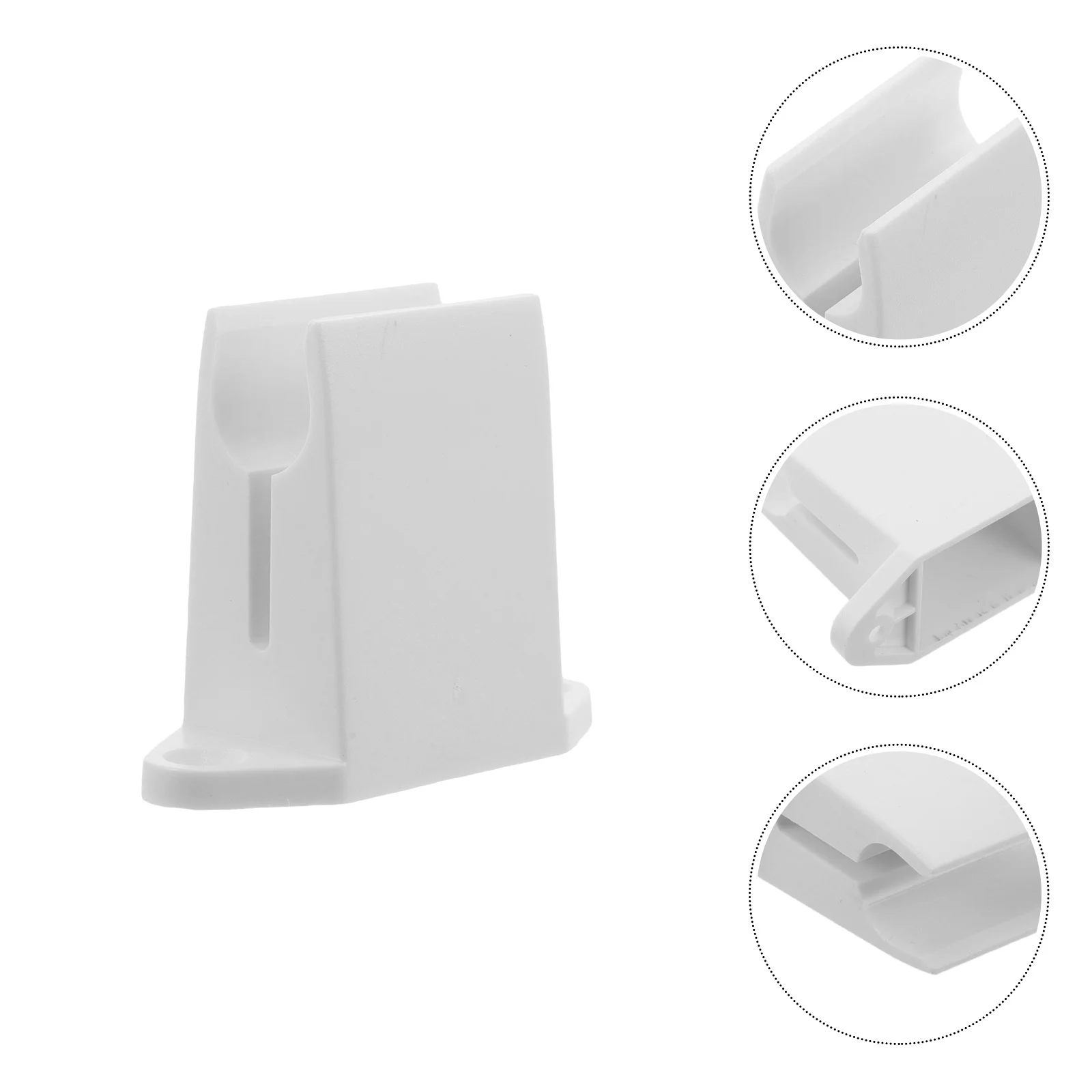 

6pcs Roller Shutter Crank Wall Bracket 13Mm Diameter Pole Plastic Hand Crank Holder Space-Saving For Awning Curtain Storage