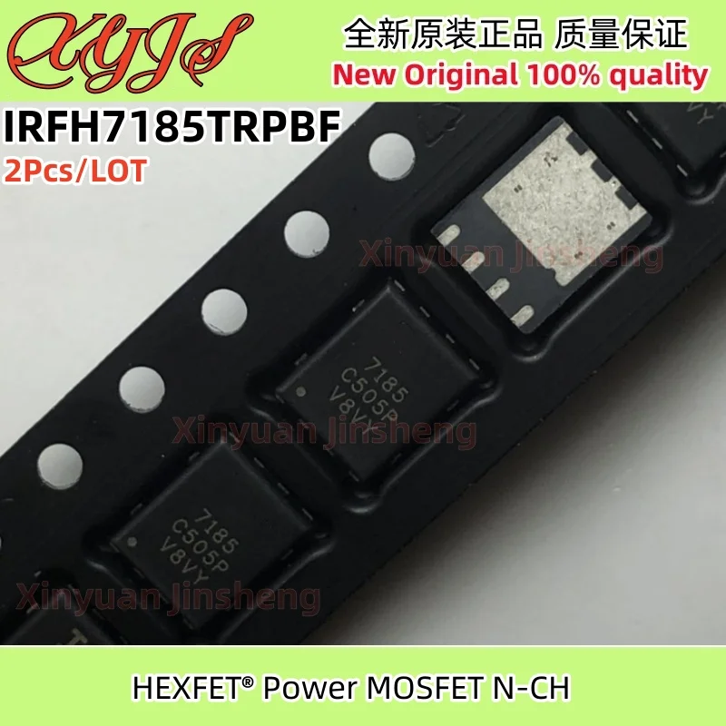 

2 шт./лот IRFH7185TRPBF 7185 IRFH7185 IRFH7185PBF IRFH7185TR IR7185 HEXFET ® Power MOSFET N-CH Новый оригинальный 100% качество