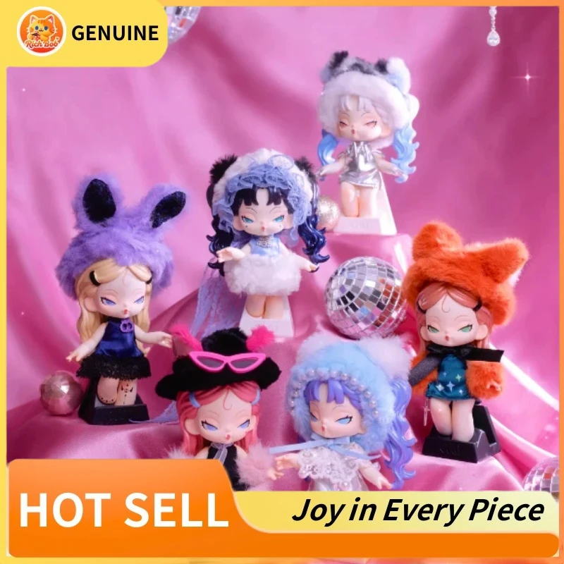 

Genuine Dodonami Midnight Disco Series Blind Box Creative Kawaii Model Action Figure Trendy Surprise Box Birthday Gifts For Kids