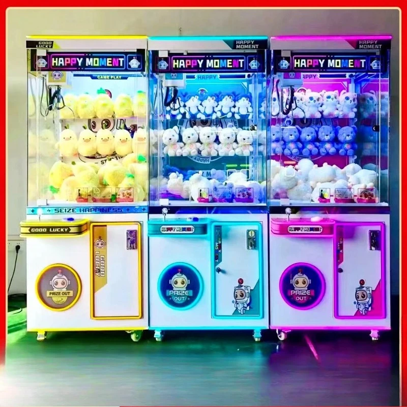 Catch doll machine clip doll machine claw crane game machine commercial scan code coin catch snack blind