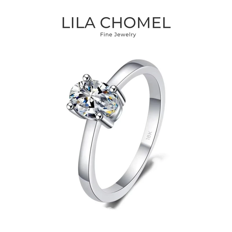 

Кольца на День святого Валентина, белое золото 18 карат, женское обручальное кольцо, 1 карат, муассанит, бриллиант, подарок на день рождения для девочек, PT950, платиновые ювелирные изделия