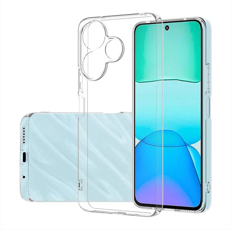 Ultra Thin Silicone Soft Phone Case For Xiaomi Redmi 13 13c 4g 5g Transparent Crystal Clear Slim Shell For Redmi 13 C Redmi13 4g