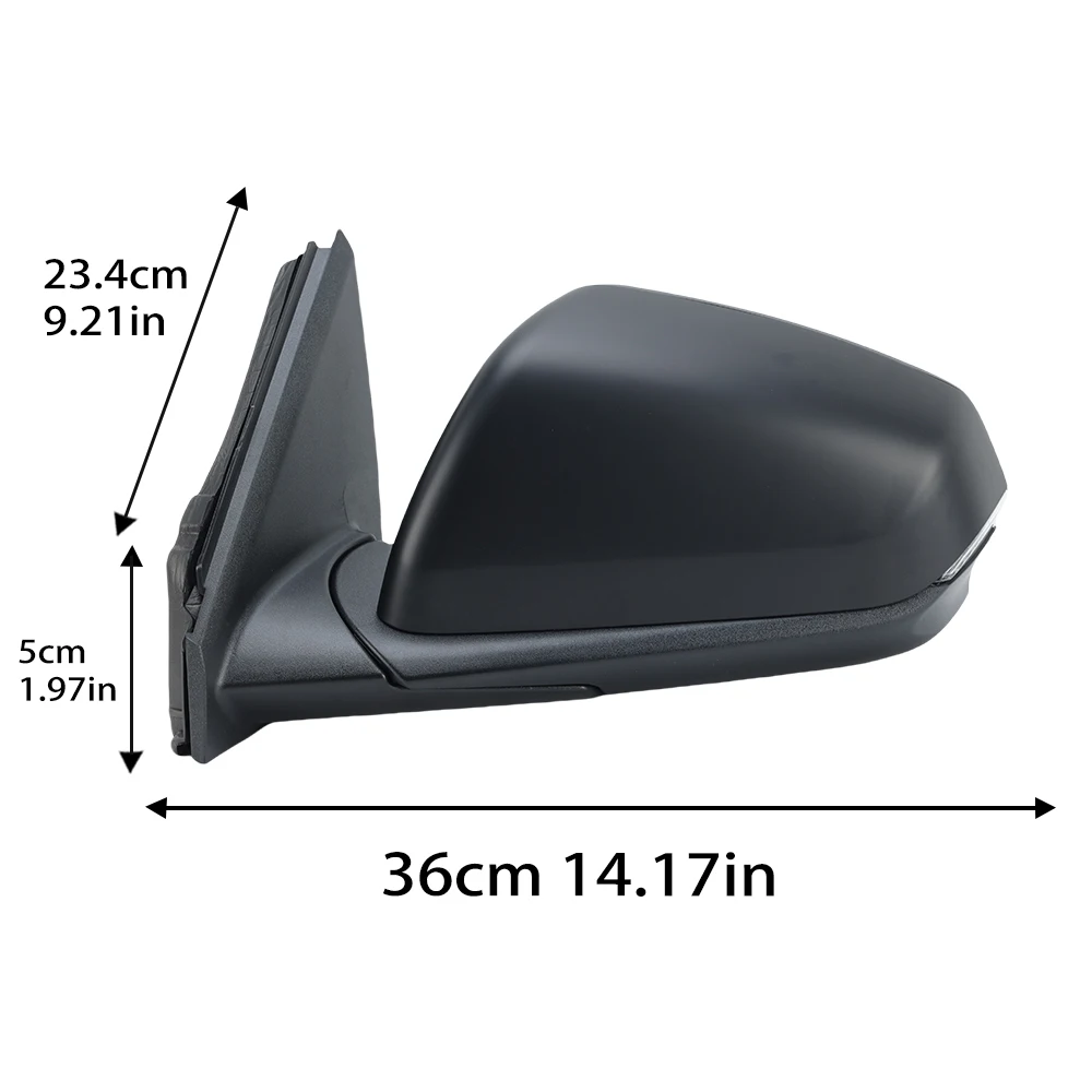 8 Wire Side Mirror Assembly For Chevrolet Explorer GMC Terrain 2018-2022 US Version Primer With Blind Spot Light Car Accessories