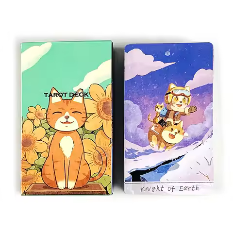 New Tarot Deck Cards English Visions Divination Edition Deck Borad Playing Games Fortune Telling Game Family Gathering Games