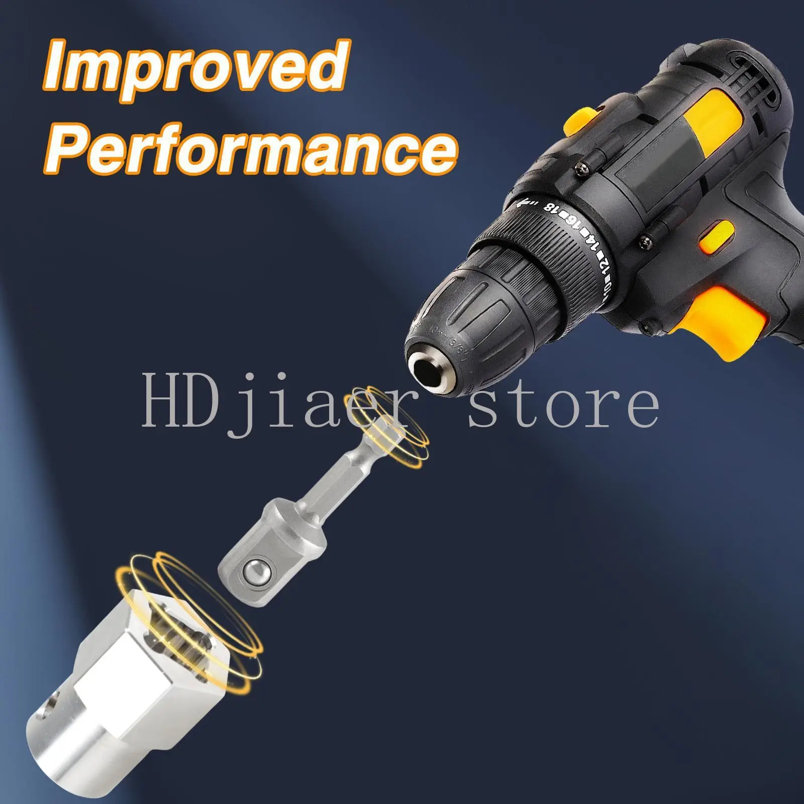 

Stainless Steel Top Wind Wind Type Trailer Jack Crank Handle Rechargeable Drill Adapter