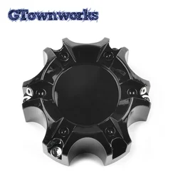 1pc  OD 114mm/4.49in ID 105mm/4.13in  Wheel Hub Cap  Rim Center Cover  6 Lugs Black Styling Accessroies