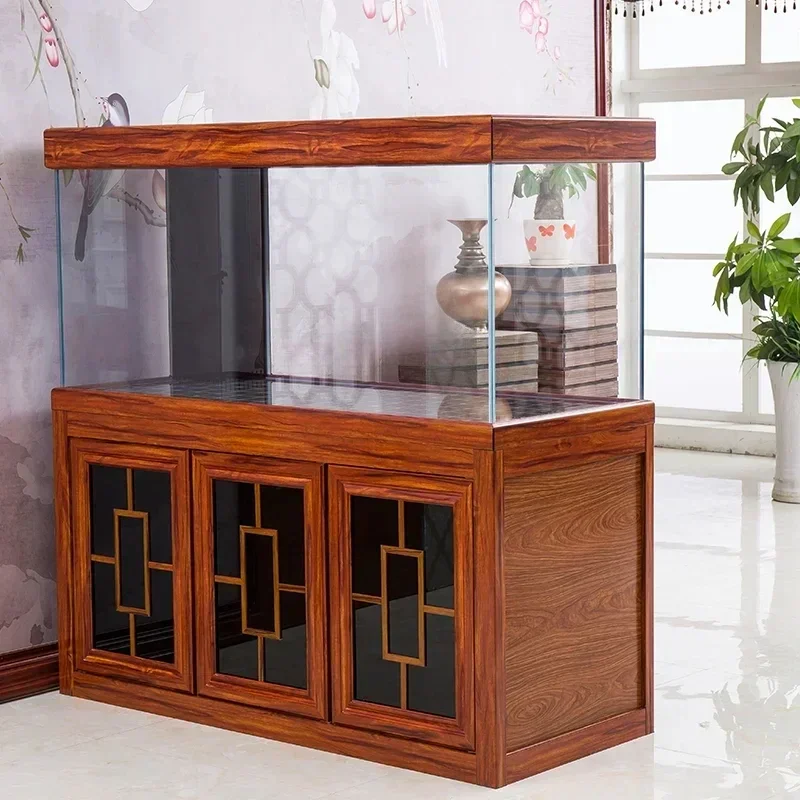 Super White Glass Dragon Fish Tank Bottom Filter Home Living Room Floor Type Large Change Water Aquarium