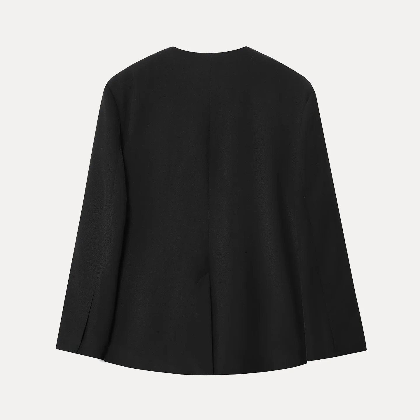 Traje Cruzado Casual y E para Mujer, Otoño 2025, Marca Z, Manga Larga, Uso Diario, Sin Botones, Detalle de Lazo d...