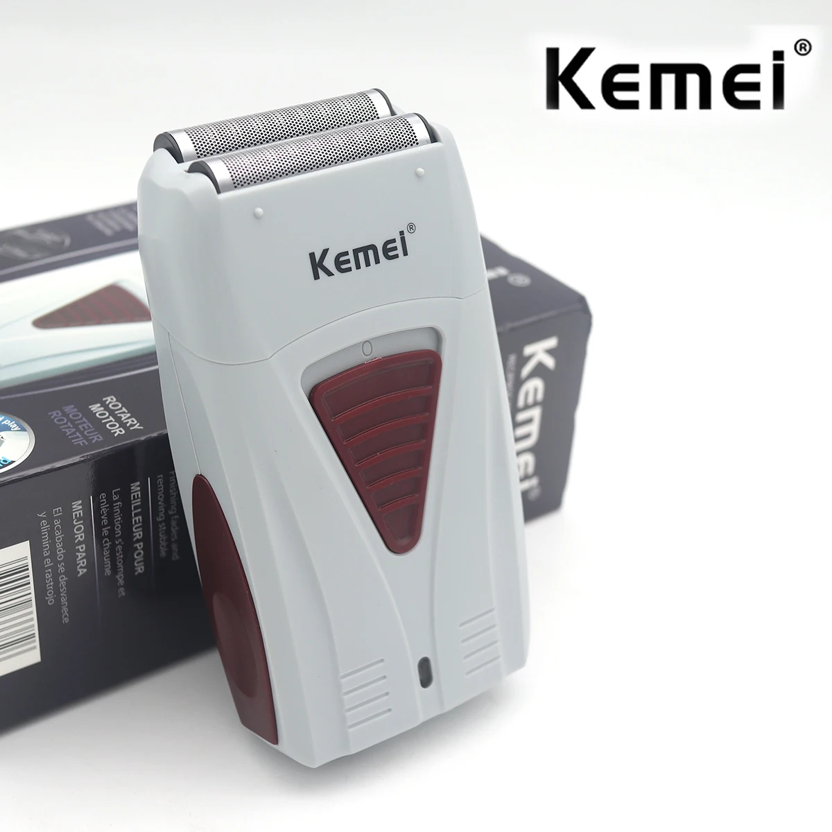 

Kemei-3382Professional Rechargeable Hair Clipper 0mm Bareheaded Hair Removal Razor High Quality Electric Shaver for Men Cordless