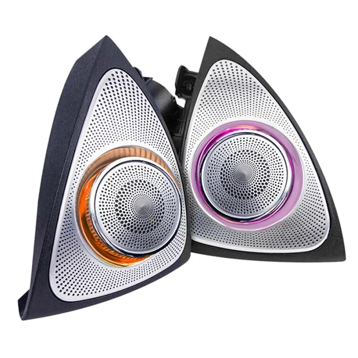 Car Audio Speaker System 3D  Rotating Tweeter Speaker Rotary Treble  for  W205 W213 W222 W156