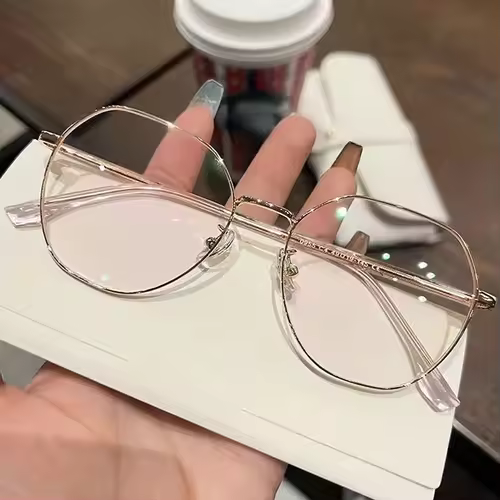 Luxury Myopia Glasses Classic Vintage Anti-blue Light Eyeglasses Women Men Minus Diopter Eyewear Prescription with 0 -0.5To -6.0 - Image 5