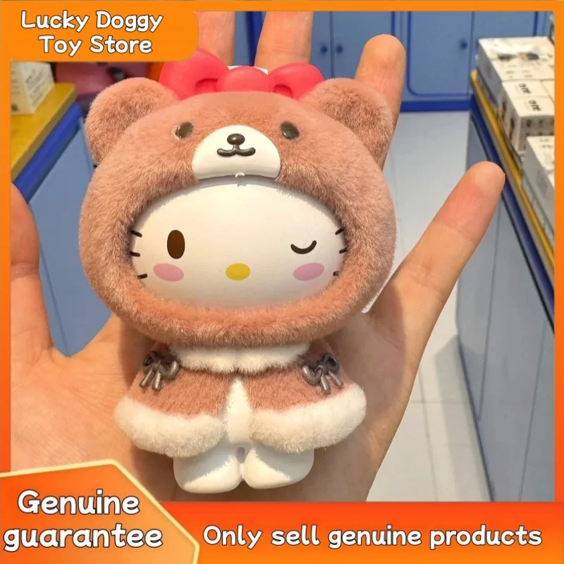 جديد الأصلي ليتل كيب سلسلة صندوق أعمى Kuromi Kt توافدوا المفاتيح الوجه تغيير لعبة الموضة حقيبة سحر لطيف هدية الكريسماس