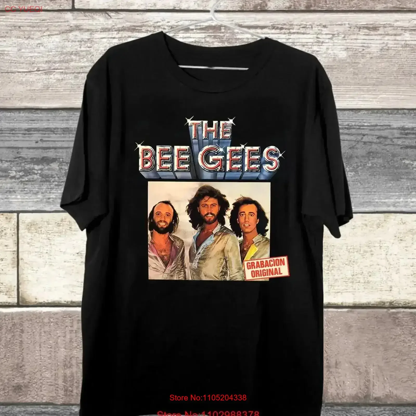 

Хлопковая футболка с альбомом The Bee Gees Band BS098, винтажная, слегка дышащая, универсальная, удобная, модная, винтажная