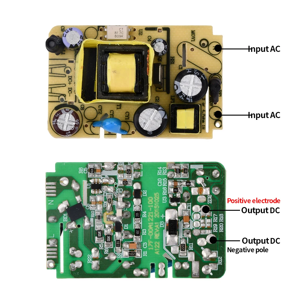 AC-DC 5V 2A Switching Module DC Power Supply Voltage Regulator Switch Circuit Bare Board Monitor LED Lights AC100-240V SMPS