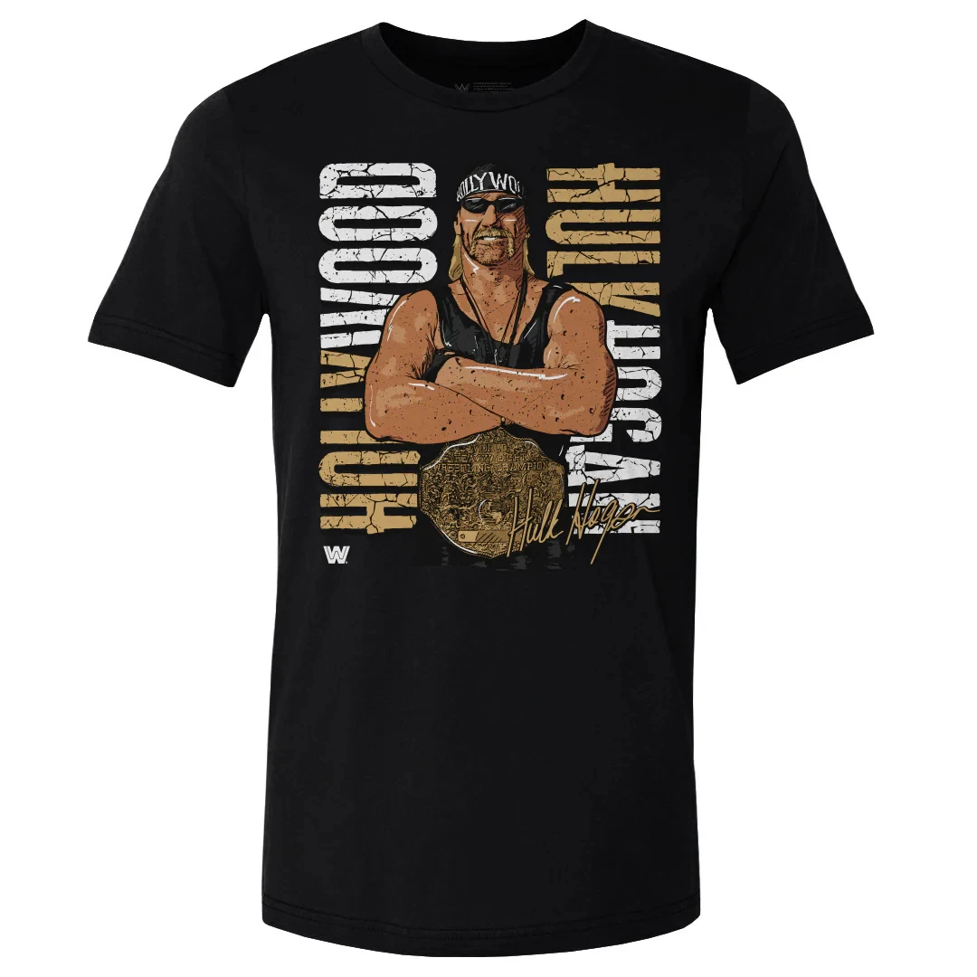 

2024 Summer 2D Printed Wrestler Hulk Hogan T-shirt Children's Street Sports Top Cotton S-4XL Oversized Male Cool Tee