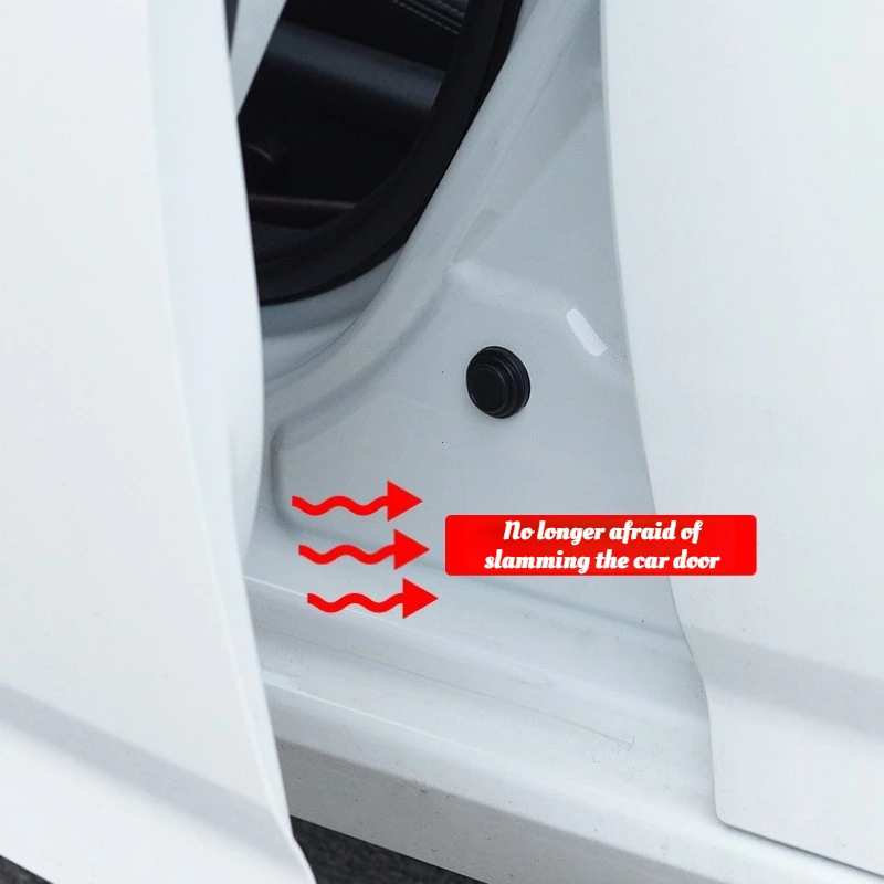 4Pcs Upgraded The Door Shock Absorber Pad Buffer Foot Pad Buffer Bumper Pad Shock-absorbing Soundproof Rubber Gasket Shock