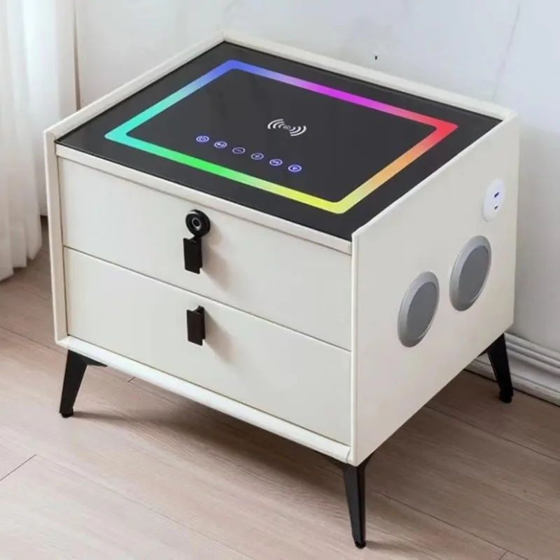 Aesthetic Funny Nightstand Nordic Organizer Industrial Light Nightstand Phone Charger Floor Table De Chevet Home Accessories