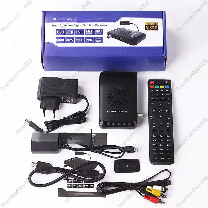 New Hellobox 5 Supports Wifi Decoder H.265 DVB-S2/S2X Set-top Box FTA