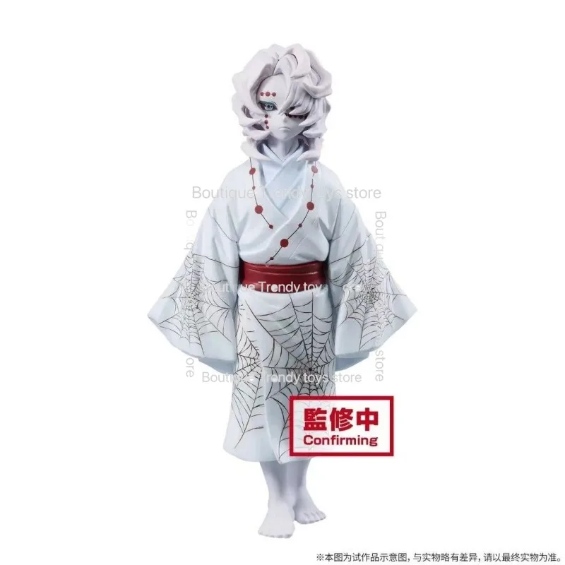 반다이 오리지널 반프레스토 악마 슬레이어 12 키즈키 루이 14cm PVC 애니메이션 액션 피규어 모델 장식품 컬렉션 장난감