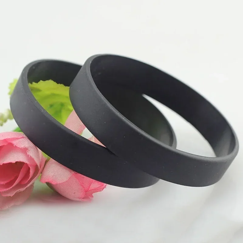 5pcs/set Luminous Silicone Bracelet Outdoor Sports Bracelet Without Words Basketball Wristband Random Colors view 4