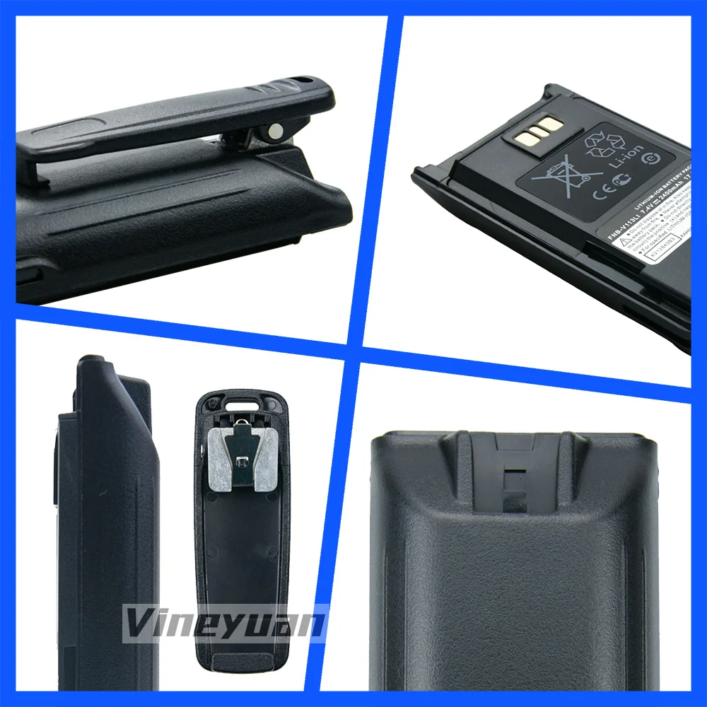 FNB-V113Li Replacement Battery for Vertex Standard VX-450 VX-451 VX-454 VX-459 EVX-261 EVX-531 Two Way Radio FNB-V112 FNB-V134Li