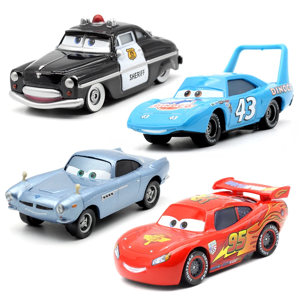 Disney Pixar Cars Toys Lightning Mcqueen Mack tío colección vehículos fundidos coche de aleación modelo de juguete para niños regalos de navidad