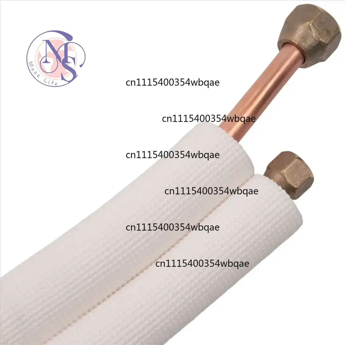 ZOCI-FOR-3M Insulated Aluminum Air Conditioning Refrigerant Tube 1/4In 3/8In Pair Coil AC Installation Replacement Parts