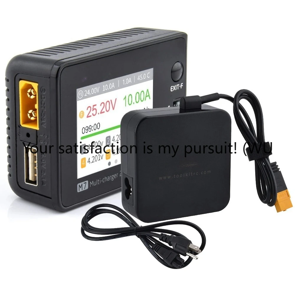 

Балансное зарядное устройство/разрядник постоянного тока M7, 200 Вт, 10 А, адаптер ADP100 (ЕС/США) для 1-6S LiHV LiFe Lion RC