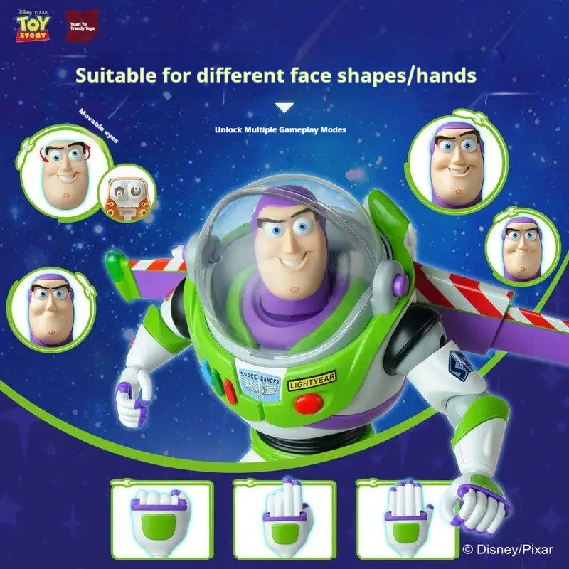 

Toy Story Buzz Lightyear Action Figure 17 Joints Movable Collectible Assembled Model Desk Decor For Movie Fans In Stock