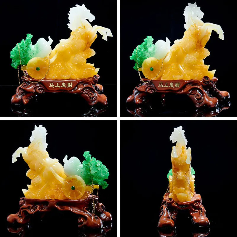 BJ-2 Living Room Entrance Decoration Cabbage Wealth Ornament Craft Opening Housewarming Feng ShuiDecoration