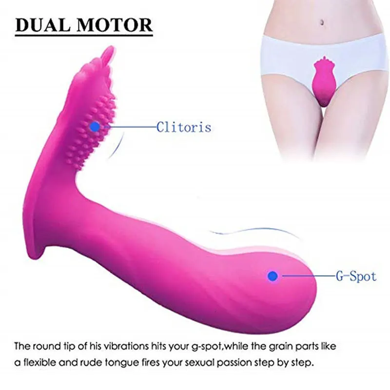 Pengendali jarak jauh nirkabel puting g-spot stimulasi vibrator Dildo mainan seks masturbasi untuk wanita