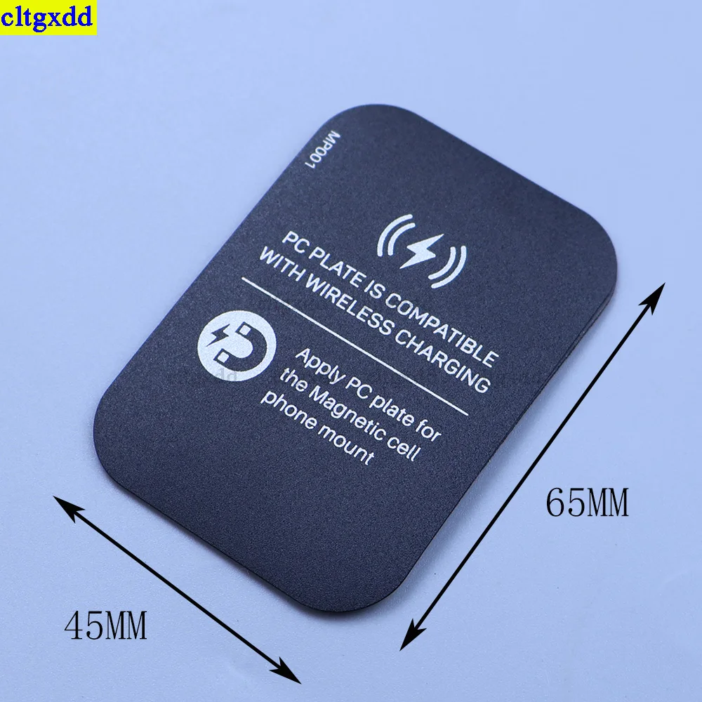 Cltgxdd 1 조각 초박형 금속 지원 무선 충전 범용 자동차 마그네틱 홀더 휴대 전화 3M 백 스티커