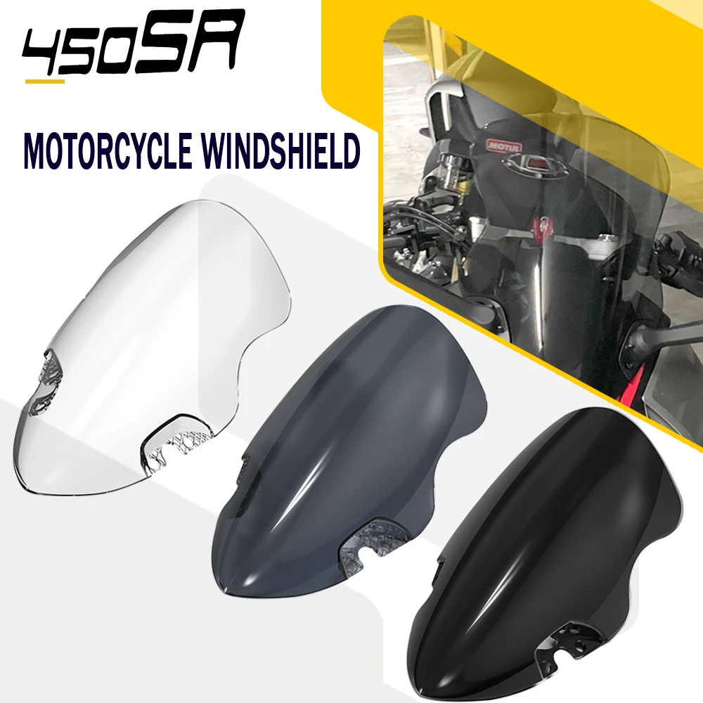 

450SR Motorcycle Windshield Windscreen Deflector Wind Screen Shield Protection FOR CFMOTO 450SR 450 SR SR450 2022 2023 2024