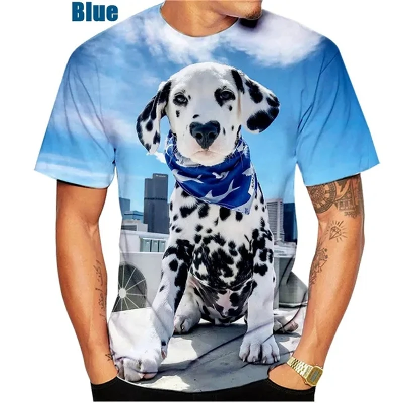 Beautiful Dalmatians 3D Printed T-Shirt Dalmatians Fashion Men Women's Personality Hip Hop Casual T Shirt Male Streetwear Tops