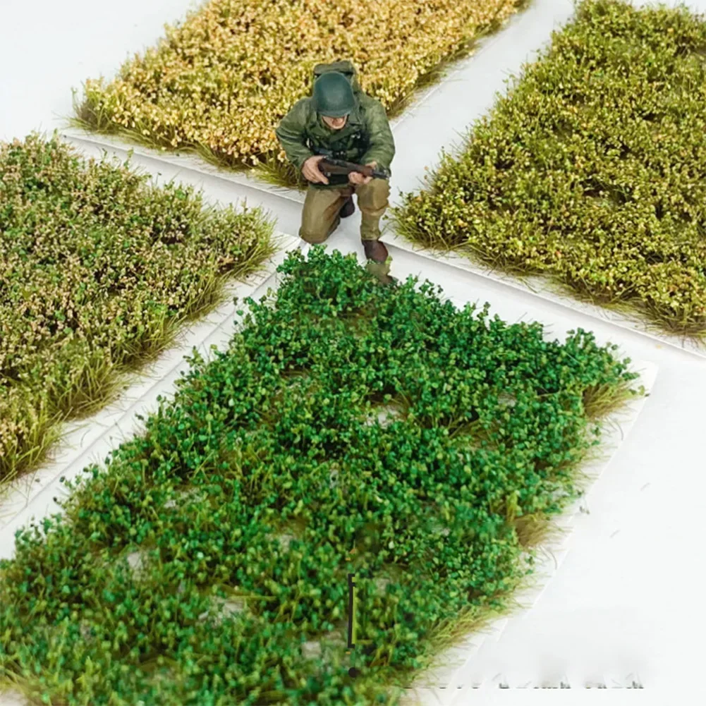 DIY Miniature Flower Grass Model Bush Grass Cluster Artificial Flower Cluster Simulation Wargaming Scenery Sand Table Layout