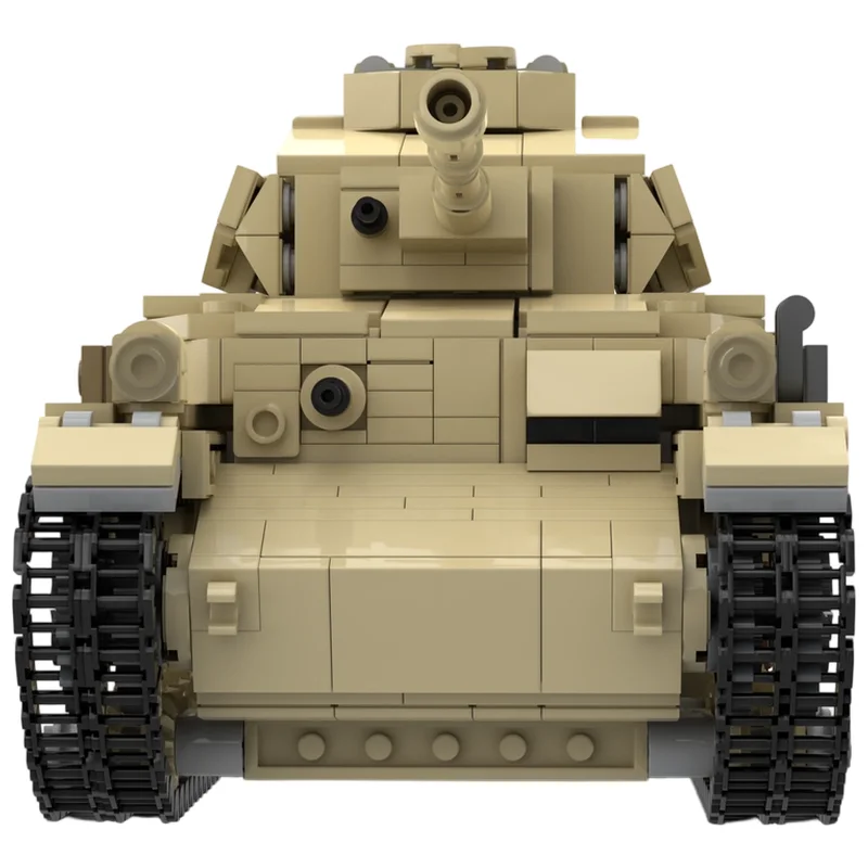 MOC Building Blocks Panzer IV Ausf G Armored Historic Vehicle Detailed Realistic DIY Assembly Brick Set Desktop Display Model