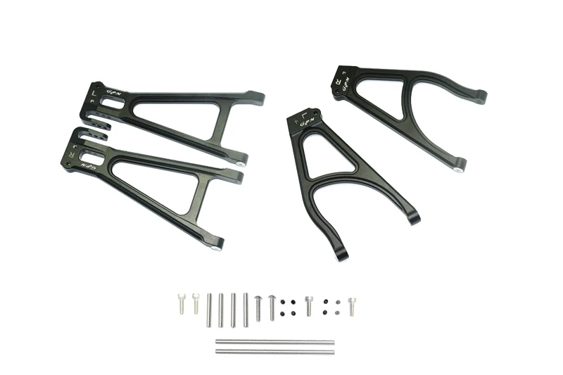 GPM Aluminum Rear Suspension Arm Set (Upper+Lower) For Traxxas 1/10 E-Revo Vxl