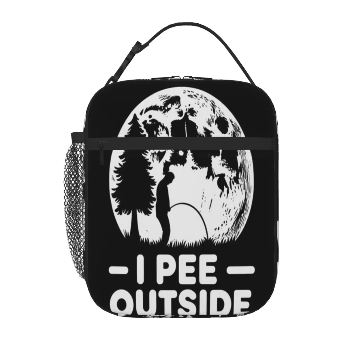 Hot Sale I Pee Outside I Love Peeing Outside Funny Camping Outdoor Preppy Portable Lunch Bag Homemade Bento Food Cooler Bag