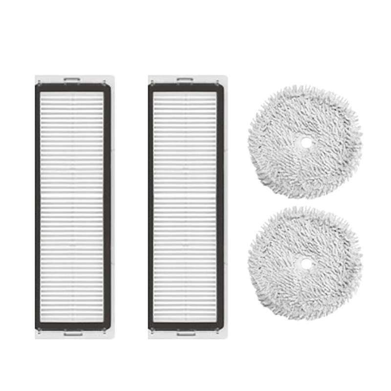 

4Pcs Washable HEPA Filter Mop Cloth For Dreame W10 W10pro Robotic Vacuum Cleaner Replacement Spare Parts