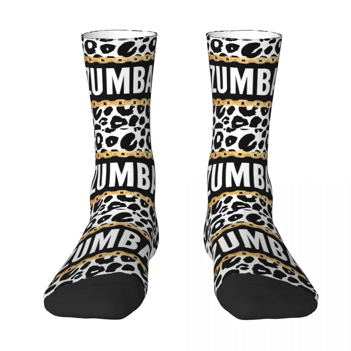 Z-Zumbaed Leopards Socks Winter Abstract Art Stockings Novelty Women Men Comfortable Socks Custom Outdoor Anti Skid Socks